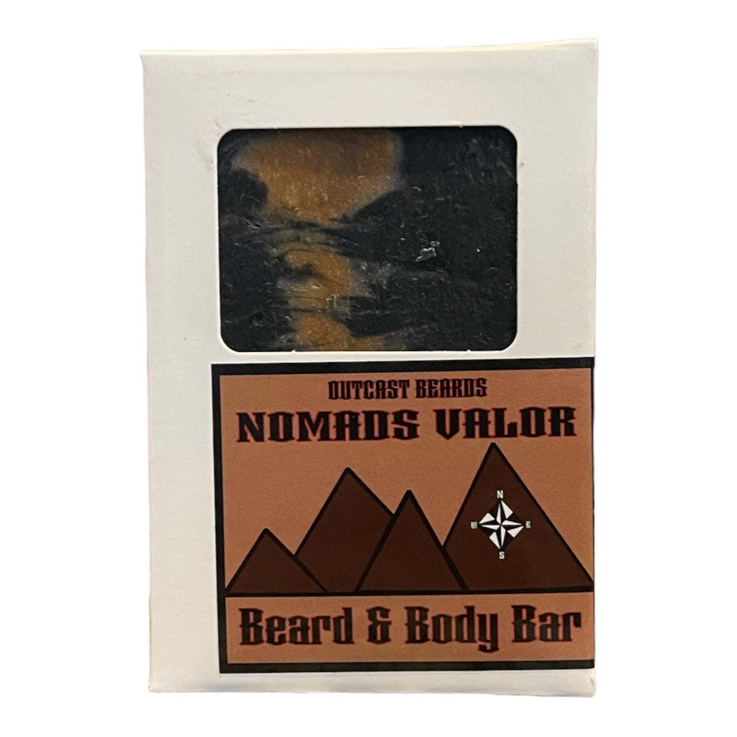 Nomads Valor Beard and Body Bar with Activate Charcoal