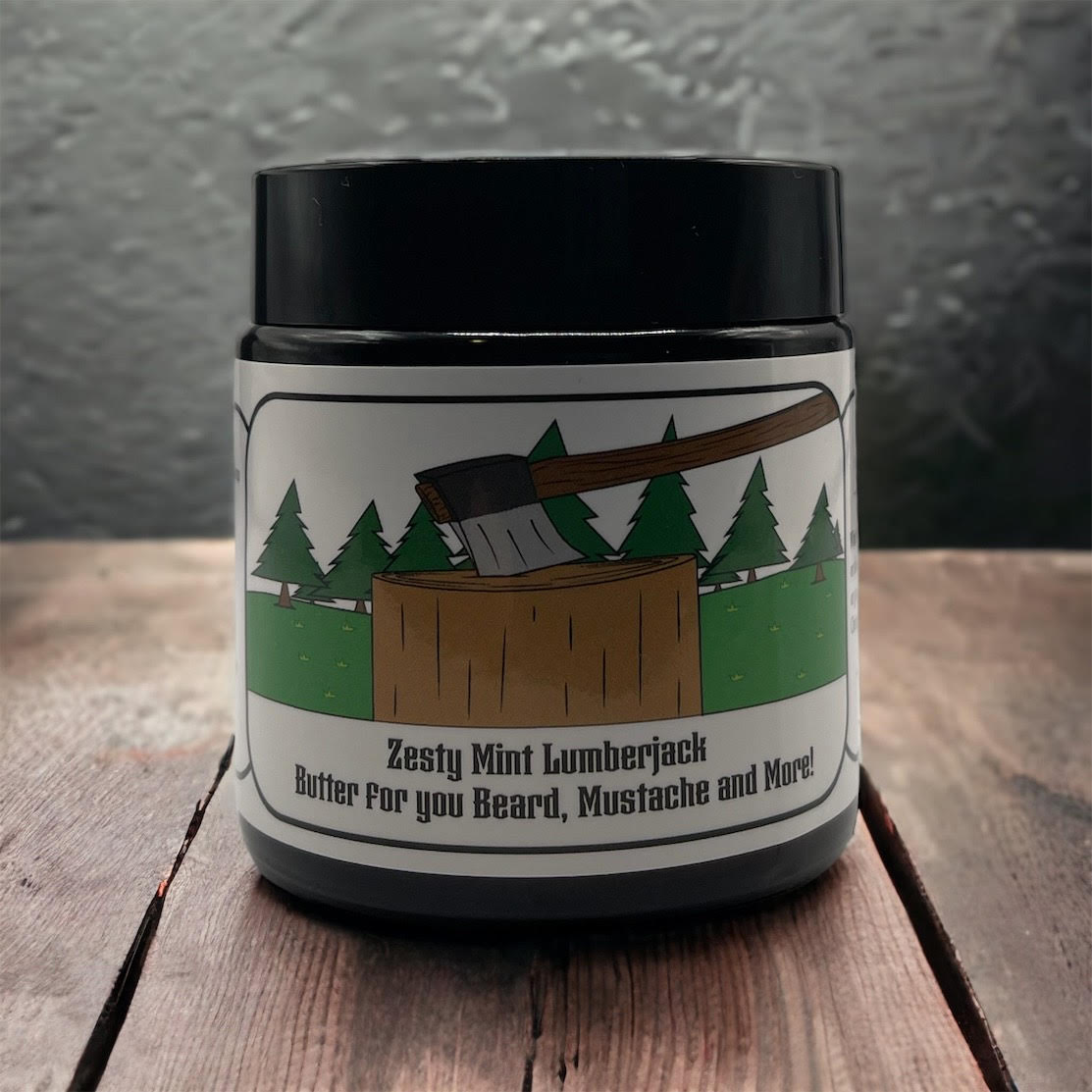 Zesty Mint Lumberjack Beard Butter for your Beard, Mustache, and More